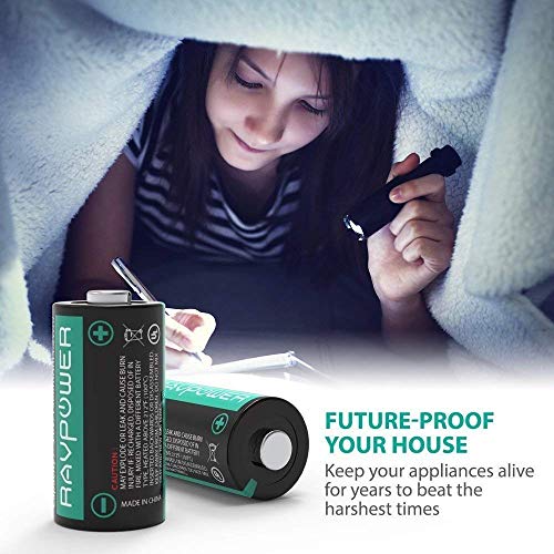 4 Batteries+RAVPower+Non+Rechargeable+Flashlight+Microphones