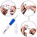 GeMoor Embroidery Punch Needle with 3 Size Needles, Embroidery Pen Craft Tool for Embroidery and DIY Sewing with Threaders, Embroidery Stitching Punch Needle Great for Handicraft Lover