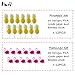 VERSAINSECT Flamingo Pineapple Cupcake Toppers Picks Party Supplies Pool Luau Hawaiian Party Decoration Favors 24 PCS
