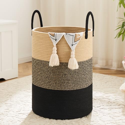 Artfeel Laundry Basket Woven Cotton Rope Laundry