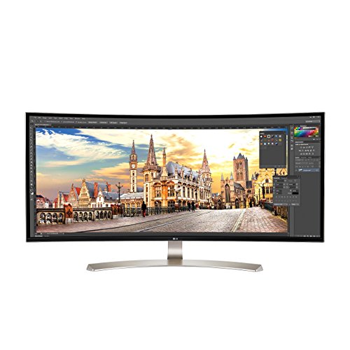 LG 38UC99-W 38-Inch 21:9 Curved UltraWide QHD+ IPS Monitor with Bluetooth Speakers (Renewed)