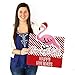 Big Dot of Happiness Flamingle Bells - Party Decorations - Tropical Flamingo Christmas Welcome Yard Sign