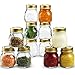 Bormioli Rocco Quattro Stagioni Small Glass Mason Jars 5 Ounce Mini Jars (12-Pack) with Metal Airtight Lid, For Jam, Jelly, baby food, Crafts, Spices, Dry Food Storage, Wedding favors, Decorating Jar