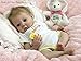 Unpainted Reborn Doll Kits(head,limbs and cloth body) Newborn Baby Model Set DIY,22-Inch Soft Vinyl Silicone
