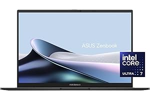 ASUS Zenbook 14 OLED 2024 Business Laptop 14" WUXGA Touchscreen 16-Core Intel Ultra 7155H 16GB LPDDR5 1TB SSD Intel ARC Graphics Thunderbolt 4 Wi-Fi 6E Backlit Keyboard Win11 Home w/ONT 32GB USB