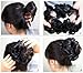 CAISHA Messy Scrunchie Bun Voluminous Wavy Hairpiece Heat-resistant Synthetic Fibres Medium Brown G7A