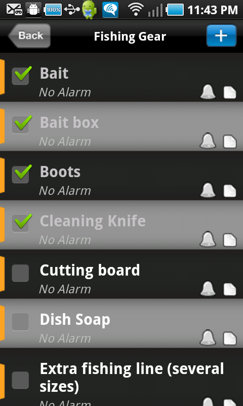 Boating Planner Checklist