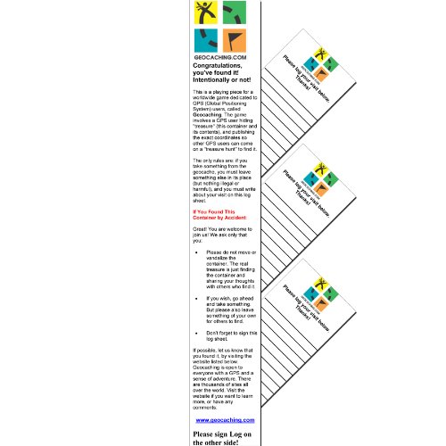 Rite in the Rain Geocaching Scuba Log 4 Pack
