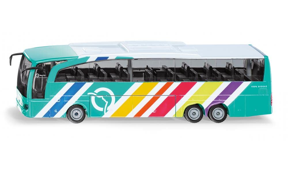 Siku 3738001, Mercedes-Benz Travego RATP France coach, 1:50, metal/plastic, multicoloured, opening doors and flap