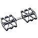 BONMIXC Mountain Bike Pedals Flat Road Bike Pedals Sealed Bearing Lightweight Bicycle Pedals 9/16-in Thread (Black)