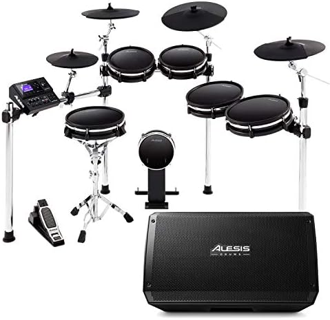 Alesis DM10 MKII Studio Kit | Nine-Piece Electronic Drum Kit with Mesh