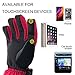 Aroma Season Rechargeable Battery Heated Gloves for Men and Women, Battery Powered Winter Gloves for Winter Outdoor Activities, Hiking Gloves Relieve Raynauds Disease (Red, L/XL)