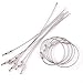 Warm Sport Multifunctional Stainless Steel Wire Keychains 2mm Cable Key Rings -7.87 Inches,Pack of 10