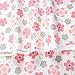 Kaufman Cozy Cotton Flannel Daisy Flower Pink, Fabric by the Yard