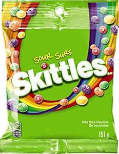 Amazon.com : Skittles Candy, Sours, 5.7 Ounce (Pack of 12 ...