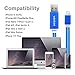 Crazefoto Android Charger, VANTEN [Android Charging Cable][Samsung Fast Charger][Led Light Cable][Micro USB Cord](3ft) for Samsung Galaxy/Note/HTC/Nokia/Sony/Kindle/Windows/Tablet/Smartphone