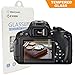 for Canon EOS Rebel T7i T6i T5i 800D 700D 750D Screen Protector, Poyiccot 1Pack 9H Hardness Ultra-Thin Tempered Glass Screen Protector for Canon T5i T6i T7i 800D 700D 750D