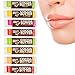 Nature’s Bees (8 Count, 8 Flavors) Cocoa Butter Flavored Lip Balm Tubes Set Bulk Assortment Natural Chap Treatment Moisturizer For Very Dry Lips