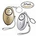 2 Pack Emergency Personal Security Safety Alarms Self-Defense Electronic Device 130DB Decibels with Pripaso LED Flashlight for Women, Elderly, Rape, Jogger, Student, as a Bag Decoration