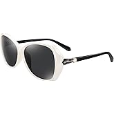 HAOLOTA Polarized Fit Over Sunglasses for Women UV Protection Trendy Small Wrap Around Overglasses for Driving