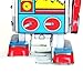 GRBRENH Mini Multi-Color Wind Up Robot Toy