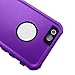 HESGI iPhone 6S Plus Waterproof Case, IP-68 Waterproof Shockproof Dust Proof Snow Proof Full Body Protective Case Cover for Apple iPhone 6S Plus iPhone 6 Plus 5.5[Purple]