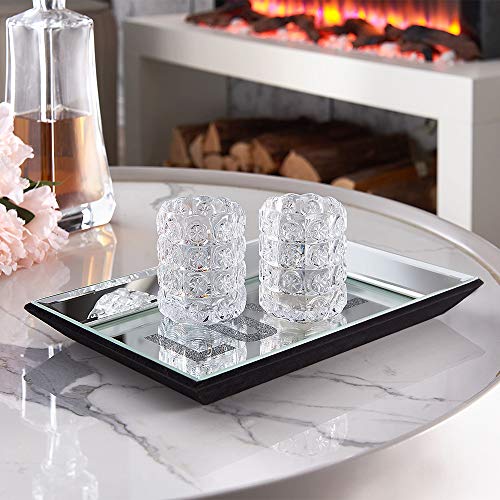 Meetart Silver Glitter Crystal Sparkle Love Sign Rectangle 21x30 cm