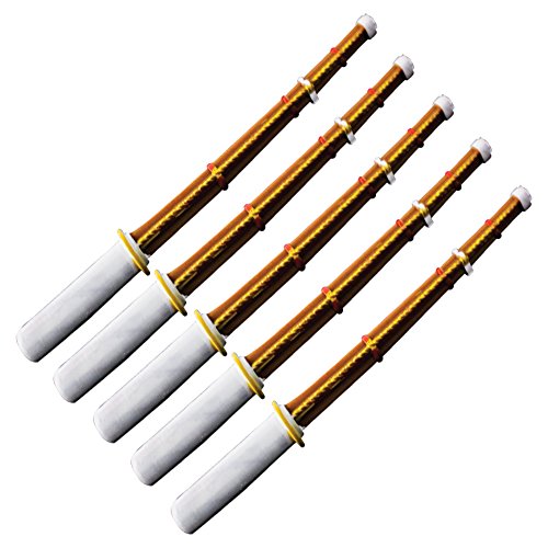 Set of 5 Kendo Sticks for WWE Wrestling Action Figures