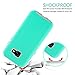 GUAGUA Samsung Galaxy A5 2017 Case Slim Lightweight Dual Layer Hybrid Hard PC Cover Soft Bumper Anti-Slip Shockproof Protective Phone Cases for Samsung Galaxy A5 2017(5.2 inch) Mint Green