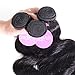 ISEE Hair 8A Unprocessed Brazilian Virgin Body Wave Human Hair 3 Bundles 100% Unprocessed Human Hair Extensions Natural Black (18