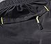 Sofishie Men's Quick Dry Shorts Zipper Pockets - Black - Medium