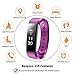 Waterproof Fitness Tracker, Besyoyo Smart Bracelet with Sleep Monitor, Sports Activity Tracker Pedometer Calories Counter Smart Watch for Kids Women Men, with Replacement Band for IOS & Android