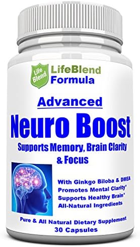 Advanced Brain Function Support for Memory, Focus &amp; Clarity - Mental Performance Nootropic - Physician-Formulated To Provide Blend Of DMAE, Ginkgo Biloba, Bacopa Monnier, L-Glutamine &amp; St. John's Wort