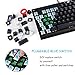 Rainbow Mechanical Keyboard, Aitalk Tenkeyless 87 Keys Anti-ghosting Waterproof Gaming Keyboard with DIY Blue Switches Customizable Backlit Wired Keyboard for Mac PC Laptop Gamers (Black)thumb 2