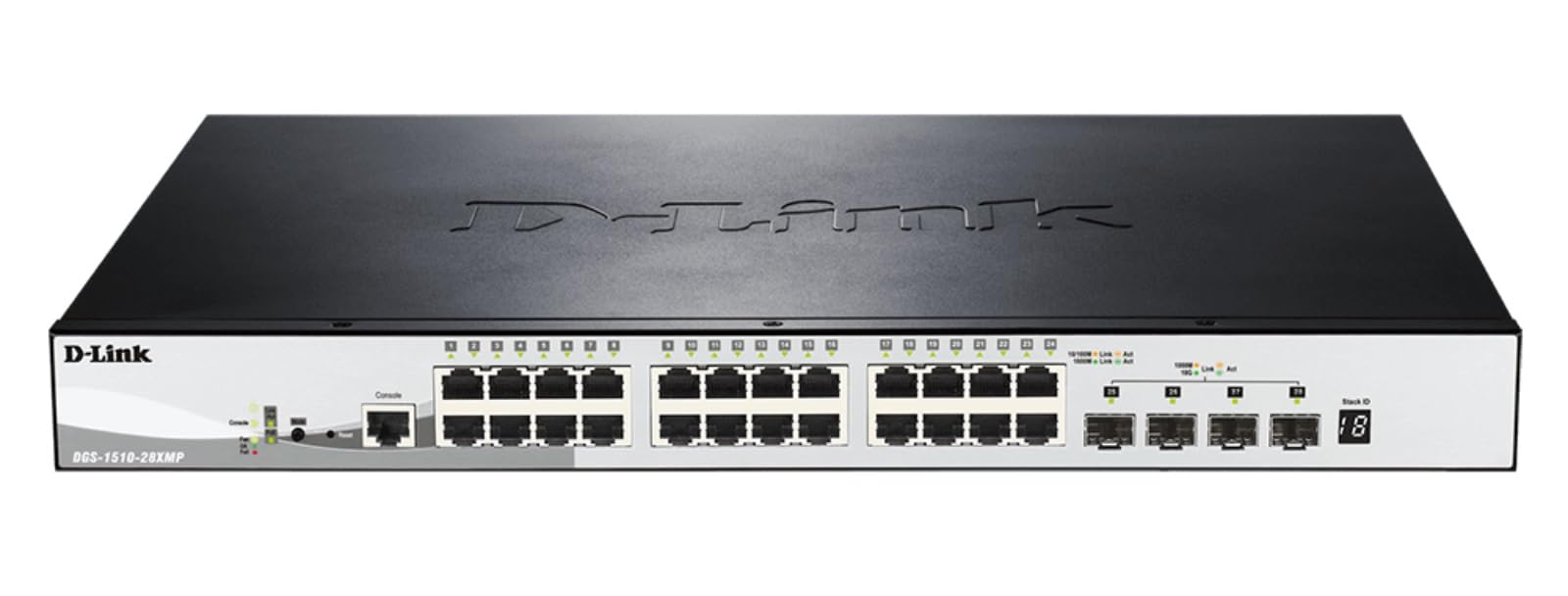 D-Link DGS-1510-28XMP 28-port Managed Network Switch