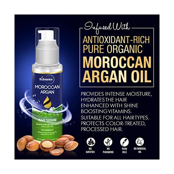 Stbotanica Moroccan Argan Hair Serum Nourishing And Frizz