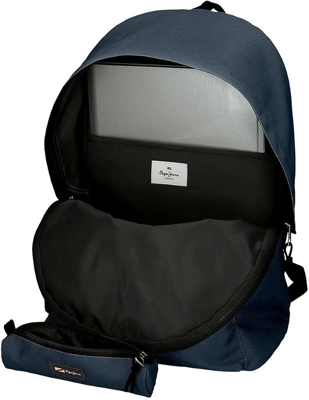 Aris Sac à dos pour ordinateur 15,6" + trousse scolaire Bleu 31x44x17,5 cms Polyester 0 23.87L