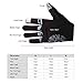 Enkeeo Cycling Gloves Full Finger Winter Bike Gloves Touchscreen Gloves for Smart Phone with Anti-slip Shock-absorbing 5MM Gel Pad, Microfiber Leather, Breathable Lycra, Velcro Design (Black&Grey)