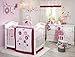 NoJo Butterfly Bouquet 4 Piece Set with Diaper Stacker