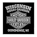 Harley-Davidson Men's Clench Short Sleeve Crew Neck T-Shirt, Solid Black