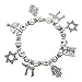 PammyJ Jewish Jewelry Hebrew Charm Stretch Bracelet