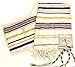Jerusalem Imports New Covenant Prayer Shawl, English/Hebrew & Bag (Israel) Holy Land