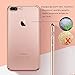 iPhone 7 Plus Case,Amuoc Soft Bumper Cover with Crystal Clear Back Panel Protective Case for iPhone 7 Plus (Rose gold)