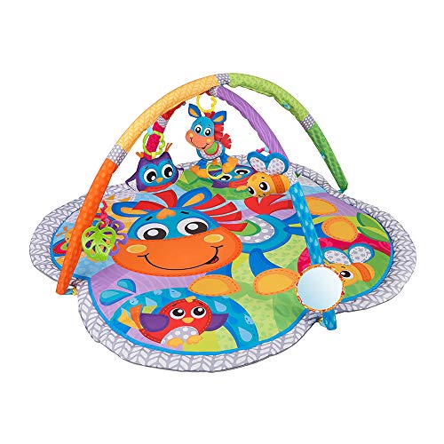 PlaygroClip Clop Musical Activity Gym - Interactive Baby Play Mat for Developmental Delight - Sensory Fun for Newborns & Infants - Enhances Touch & Fine Motor Skills - Ideal Baby Gym for 0+ Months