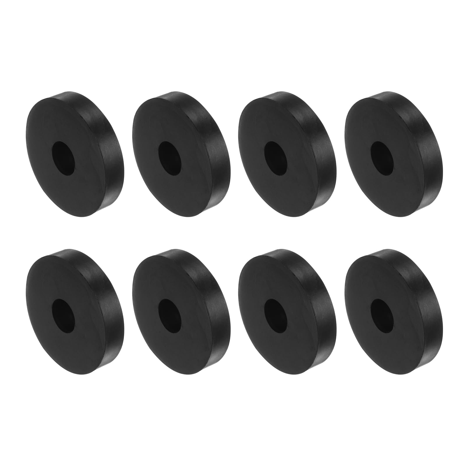 Kozelo 8pcs Rubber Spacer [10x14x50mm] Anti Vibration Isolation Pads, for Home Cars Boat Accessories, Neoprene, Black