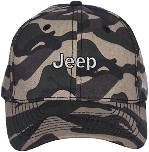 A3 Headwear Jeep Hunters Adjustable Ball Caps in Woodland Camo & Hunter Orange