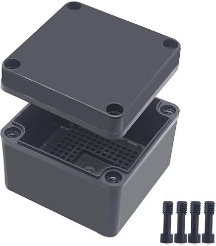 Hammond 1551NBK Black ABS Plastic Project Box - Inches (1.38