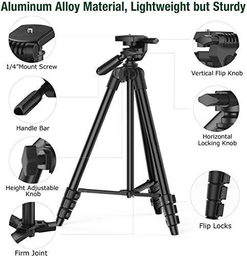 Handy Stativ Mini Stativ für Smartphone und Kamera für iPhone Stative Tripod Ständer mit Bluetooth Fernbedienung – Bild 7