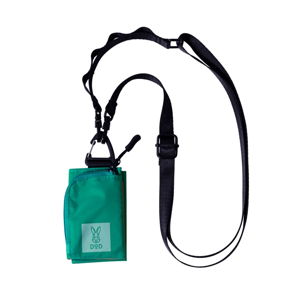 DOD(ディーオーディー) ウサゼニーレ ナイロン ミニ財布 三つ折り財布 ユニセックス アウトドア 手ぶら ストラップ BG1-999-BL ブルーグレー商品画像