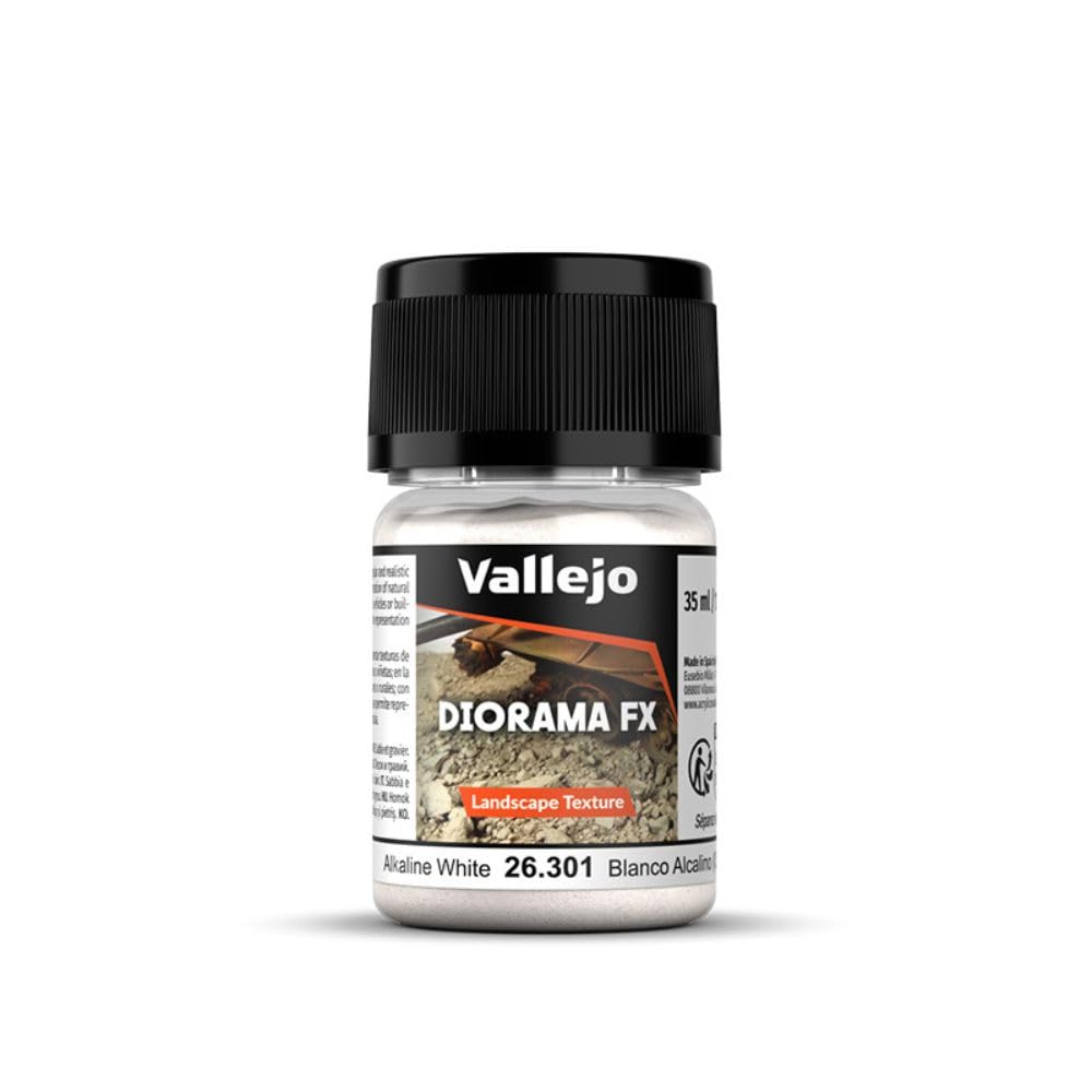Vallejo AV Diorama FX 35ml - Landscape Texture Alkaline White 0.5-1mm